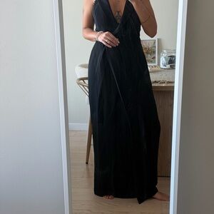 Elegant Black Women's Dress Tailored